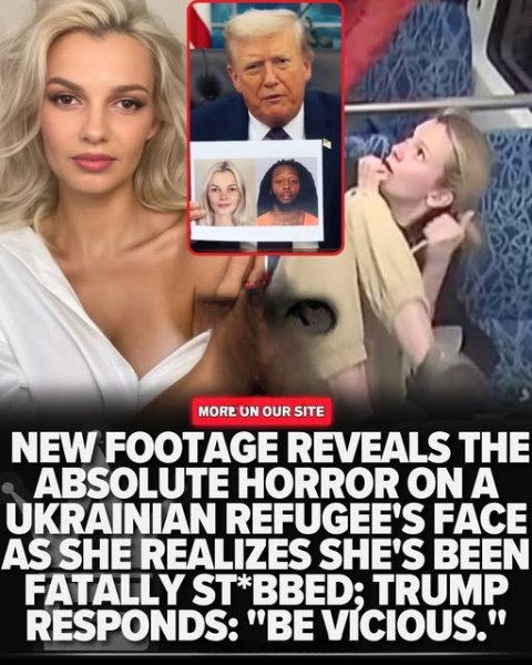 A LOOK OF HORROR New Footage Released: Ukrainian Refugee Iryna Zarutska Looks Up In Horror Moments Before Fatal St*bbing On Charlotte Train